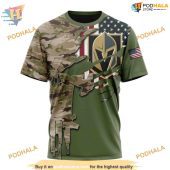 Custom Name And Number Camo Skull Design Nhl Vegas Golden Knights Hoodie 3d 3.jpg - demo10