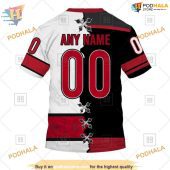 Custom Name And Number Mix Jersey 2023 Nhl Carolina Hurricanes Hoodie 3d 4.jpg - demo10