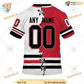 Custom Name And Number Mix Jersey 2023 Nhl Chicago Blackhawks Hoodie 3d 3.jpg - demo10