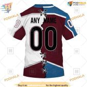 Custom Name And Number Mix Jersey 2023 Nhl Colorado Avalanche Hoodie 3d 4.jpg - demo10