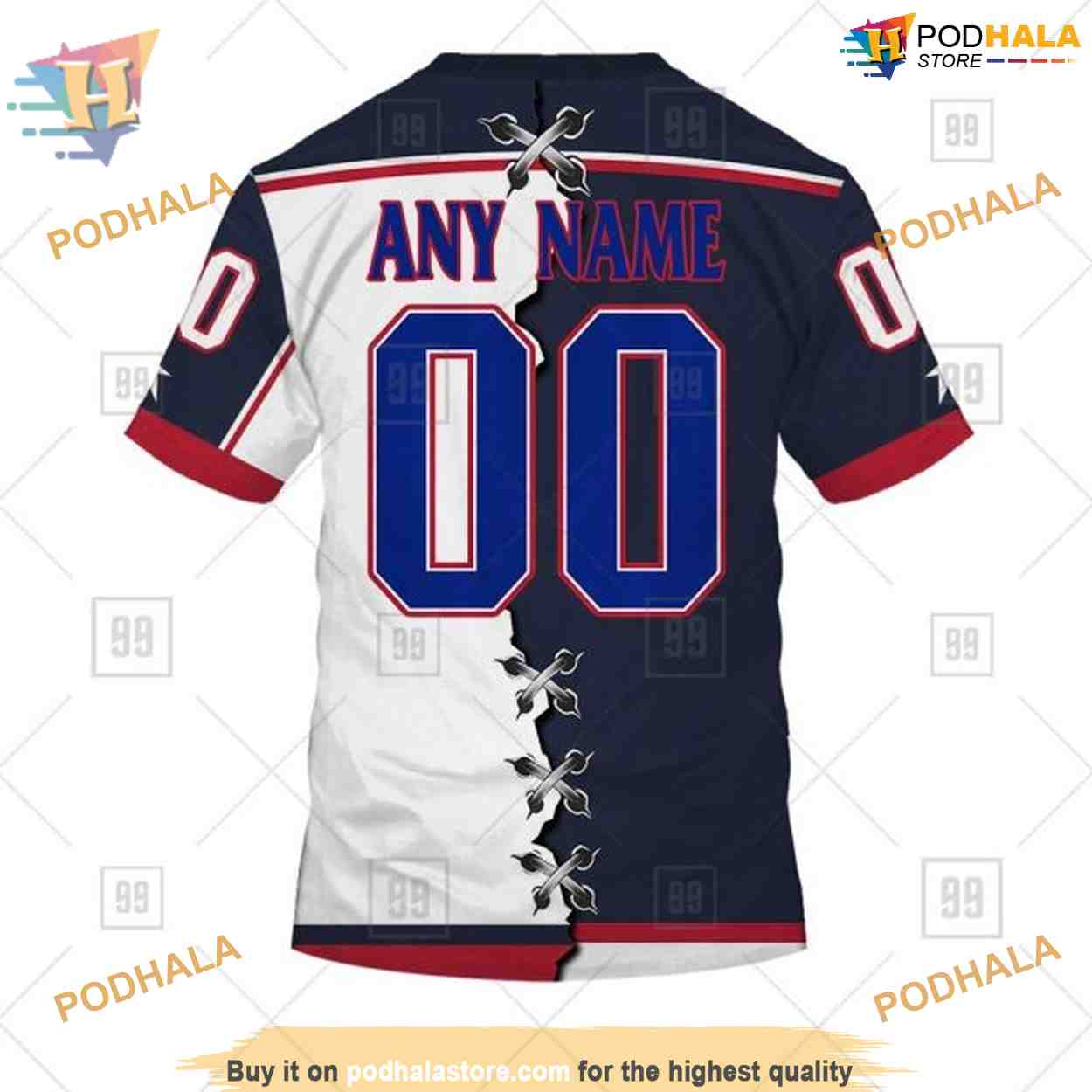 Custom Name And Number Mix Jersey 2023 NHL Columbus Blue Jackets Hoodie 3D Custom Name And Number Mix Jersey 2023 NHL Columbus Blue Jackets Hoodie 3D