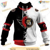 Custom Name And Number Mix Jersey 2023 Nhl Ottawa Senators Hoodie 3d 1.jpg - demo10