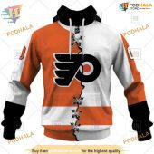 Custom Name And Number Mix Jersey 2023 Nhl Philadelphia Flyers Hoodie 3d 1.jpg - demo10