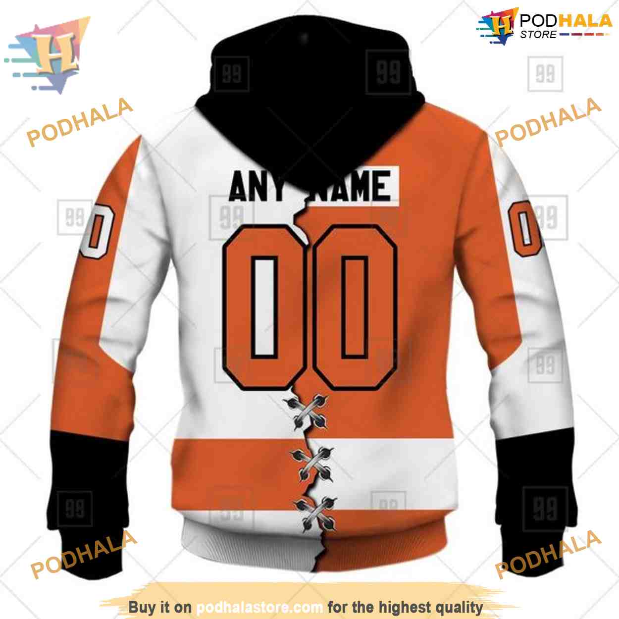 Custom Name And Number Mix Jersey 2023 NHL Philadelphia Flyers Hoodie 3D Custom Name And Number Mix Jersey 2023 NHL Philadelphia Flyers Hoodie 3D