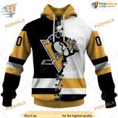 Custom Name And Number Mix Jersey 2023 Nhl Pittsburgh Penguins Hoodie 3d 1.jpg - demo10