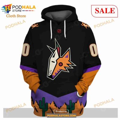 Custom Name And Number NHL Arizona Coyotes Shirt Sweatshirt Hoodie 3D