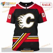 Custom Name And Number Nhl Calgary Flames Shirt Sweatshirt Hoodie 3d 6.jpg - demo10