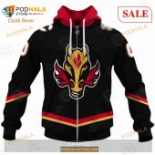 Custom Name And Number Nhl Calgary Flames Sweatshirt Hoodie 3d 5.jpg - demo10