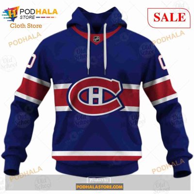 Custom Name And Number NHL Montreal Canadiens Sweatshirt Hoodie 3D