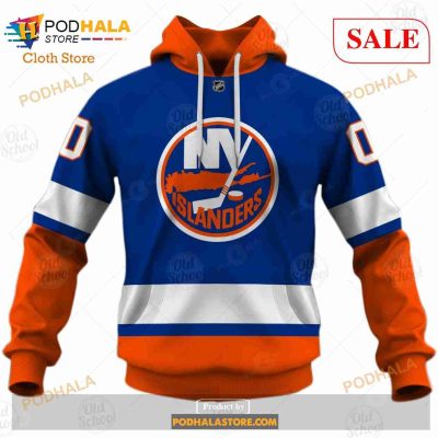 Custom Name And Number NHL New York Islanders Sweatshirt Hoodie 3D