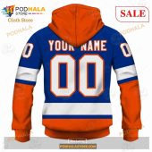 Custom Name And Number Nhl New York Islanders Sweatshirt Hoodie 3d 6.jpg - demo10