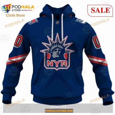 Custom Name And Number NHL New York Rangers Sweatshirt Hoodie 3D