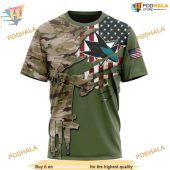 Custom Name And Number Nhl San Jose Sharks Hoodie 3d Camo Skull Design Shirt 3.jpg - demo10