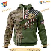 Custom Name And Number Nhl Special Camo Skull Design Anaheim Ducks Hoodie 3d 1.jpg - demo10