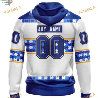 Custom Name Autism Awareness NHL Buffalo Sabres Hoodie 3D Special Edition