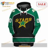 Custom Name Number Nhl Reverse Retro Dallas Stars Shirt Hoodie 3d 2.jpg - demo10