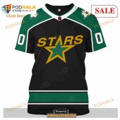 Custom Name Number Nhl Reverse Retro Dallas Stars Shirt Hoodie 3d 6.jpg - demo10