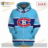 Custom Name Number Nhl Reverse Retro Montreal Canadiens Shirt Hoodie 3d 1.jpg - demo10