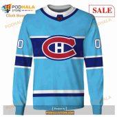 Custom Name Number Nhl Reverse Retro Montreal Canadiens Shirt Hoodie 3d 4.jpg - demo10