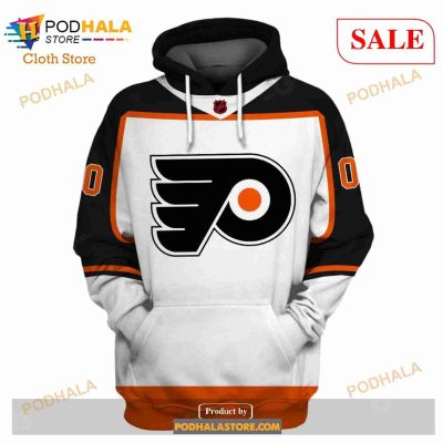 Custom Name & Number NHL Reverse Retro Philadelphia Flyers Shirt Hoodie 3D