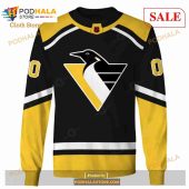 Custom Name Number Nhl Reverse Retro Pittsburgh Penguins Shirt Hoodie 3d 4.jpg - demo10