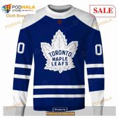Custom Name Number Nhl Reverse Retro Toronto Maple Leafs Shirt Hoodie 3d 4.jpg - demo10
