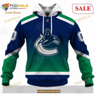 Custom Name & Number NHL Vancouver Canucks Reverse Retro Alternate Shirt Hoodie 3D
