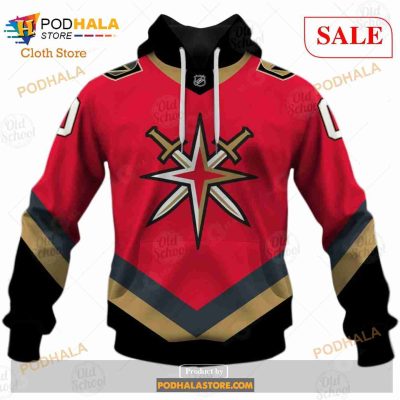 Custom Name & Number NHL Vegas Golden Knights Reverse Retro Alternate Shirt Hoodie 3D