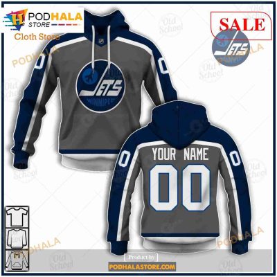 Custom Name & Number NHL Winnipeg Jets Reverse Retro Alternate Shirt Hoodie 3D