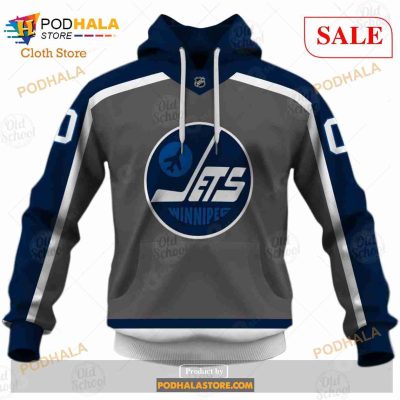 Custom Name & Number NHL Winnipeg Jets Reverse Retro Alternate Shirt Hoodie 3D