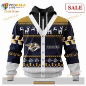 Custom Nashville Predators Chrismas Season Sweatshirt Nhl Hoodie 3d 2.jpg - demo10