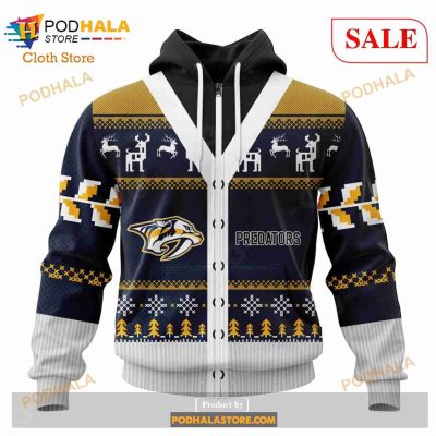 Custom Nashville Predators Chrismas Season Sweatshirt NHL Hoodie 3D