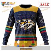Custom Nashville Predators Fearless Aganst Autism Sweatshirt Nhl Hoodie 3d 4.jpg - demo10