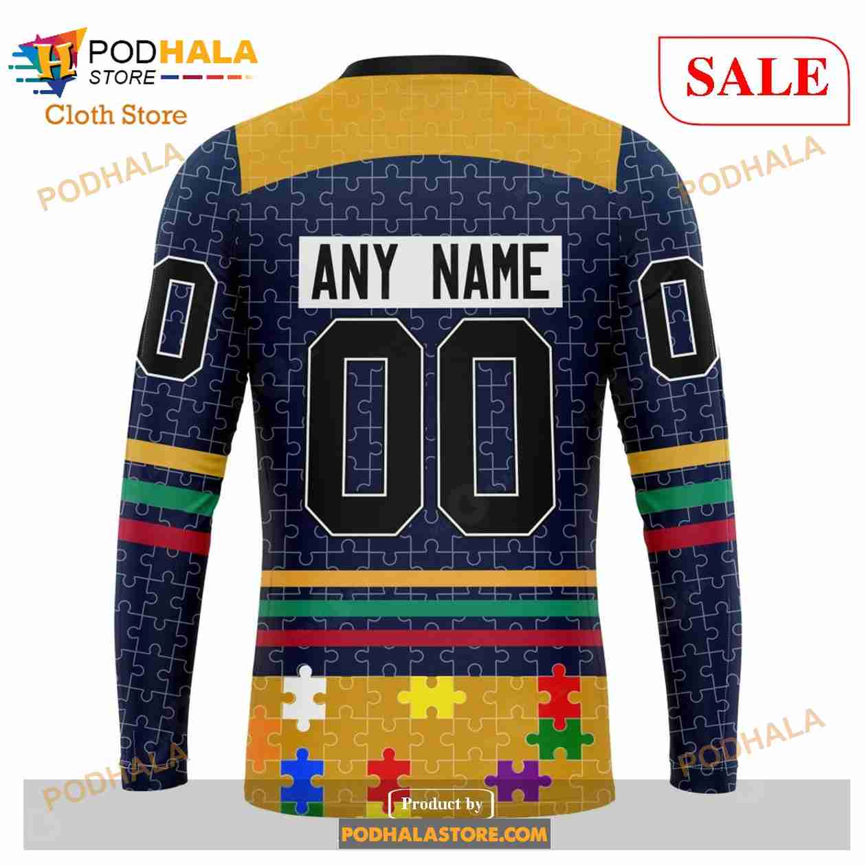 Custom Nashville Predators Fearless Aganst Autism Sweatshirt NHL Hoodie 3D Custom Nashville Predators Fearless Aganst Autism Sweatshirt NHL Hoodie 3D