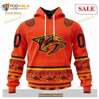 Custom Nashville Predators National Day For Truth And Reconciliation NHL Hoodie 3D