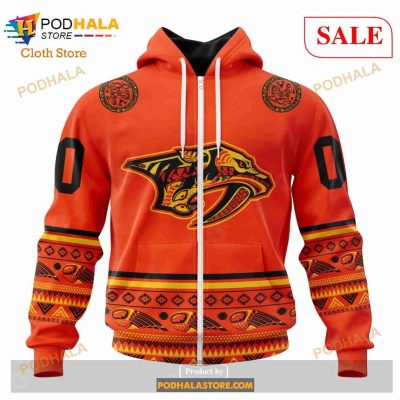 Custom Nashville Predators National Day For Truth And Reconciliation NHL Hoodie 3D