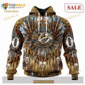 Custom Nashville Predators Native Costume Design Nhl Hoodie 3d 1.jpg - demo10
