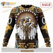 Custom Nashville Predators Native Costume Sweatshirt Nhl Hoodie 3d 4.jpg - demo10