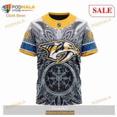 Custom Nashville Predators Norse Viking Symbols Nhl Hoodie 3d 5.jpg - demo10