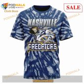 Custom Nashville Predators Retro Vintage Tie Dye Nhl Hoodie 3d 6.jpg - demo10