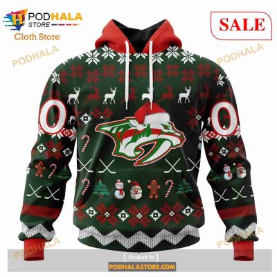 Custom Nashville Predators Sweatshirt NHL Hoodie 3D, Funny Christmas Gifts