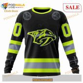 Custom Nashville Predators Unisex Firefighter Uniforms Color Nhl Hoodie 3d 4.jpg - demo10