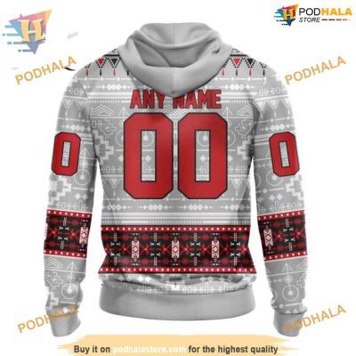 Custom Native Design NHL Detroit Red Wings Hoodie 3D