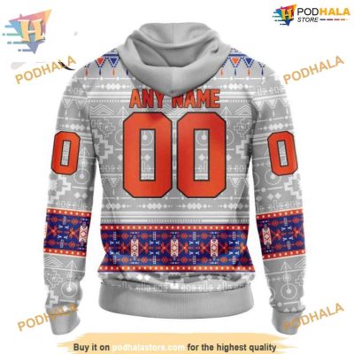 Custom Native Design NHL New York Islanders Hoodie 3D