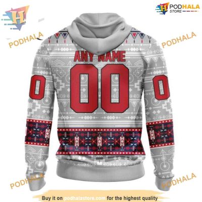 Custom Native Design NHL Washington Capitals Hoodie 3D