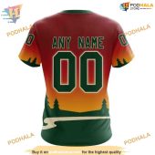 Custom New Gradient Series Concept Nhl Minnesota Wild Hoodie 3d 4.jpg - demo10