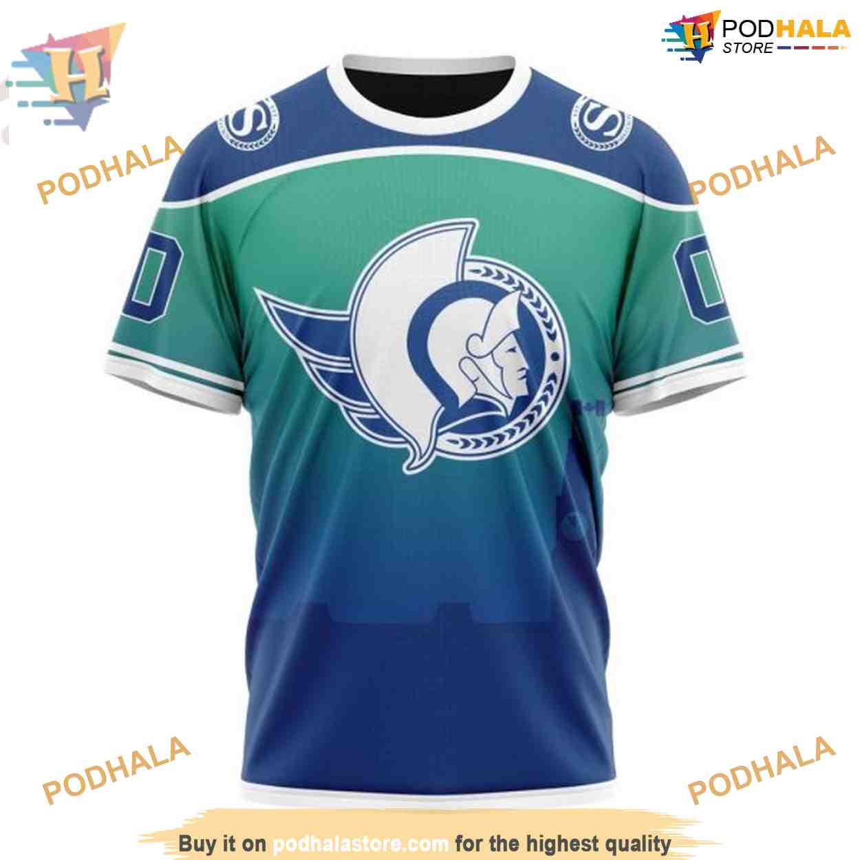 Custom New Gradient Series Concept NHL Ottawa Senators Hoodie 3D Custom New Gradient Series Concept NHL Ottawa Senators Hoodie 3D