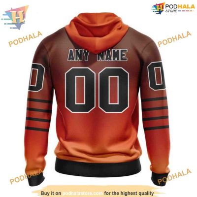 Custom New Gradient Series Concept NHL Philadelphia Flyers Hoodie 3D