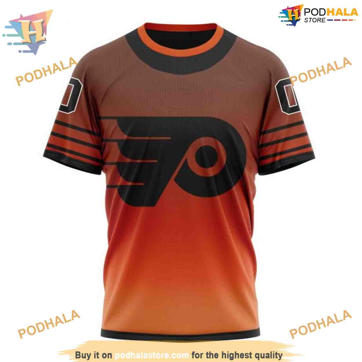 Custom New Gradient Series Concept NHL Philadelphia Flyers Hoodie 3D Custom New Gradient Series Concept NHL Philadelphia Flyers Hoodie 3D