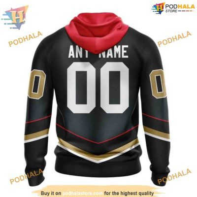 Custom New Gradient Series Concept NHL Vegas Golden Knights Hoodie 3D